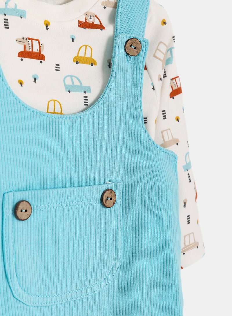 جونيور طقم سالوبيت قطعتين بيبي ولادي - Image 3